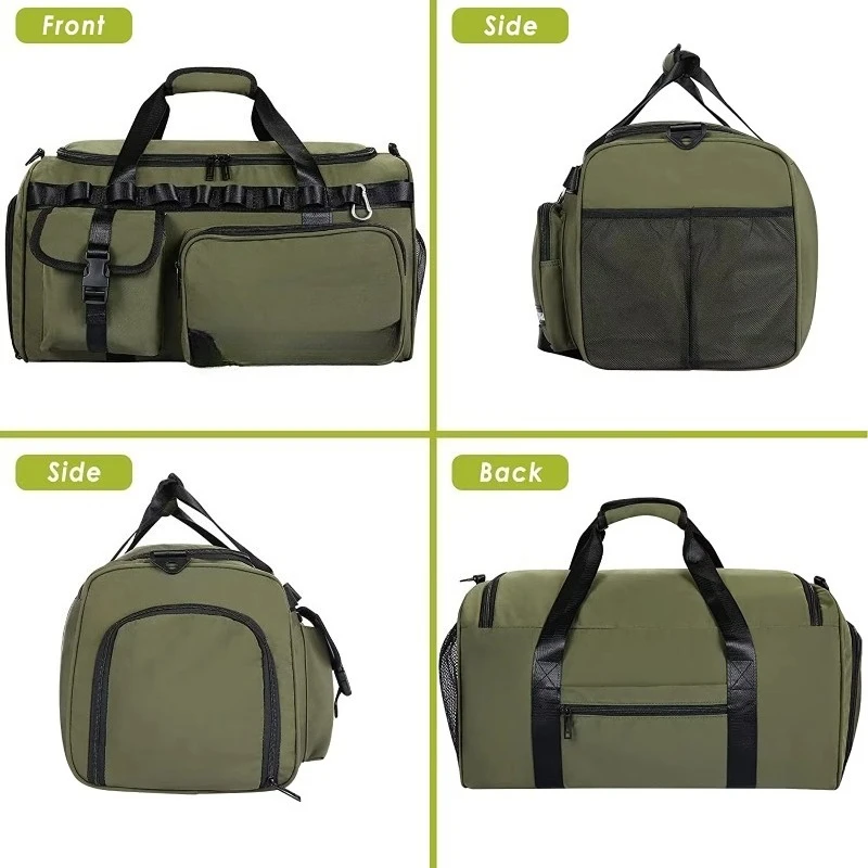 Large Mountaineering Camping Duffel Bag Dry and Wet Separation Waterproof Travel Gym Backpack