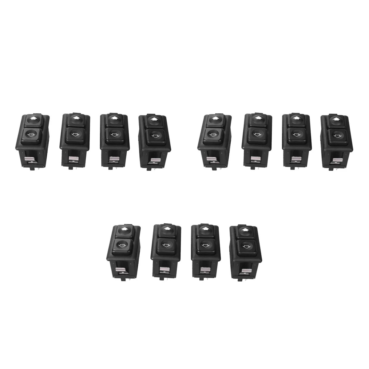 

12Pcs Power Window Sunroof Switch Illuminated for Bmw E30 E24 E28 From 09/1986 61311381205 / 61 31 1 381 205