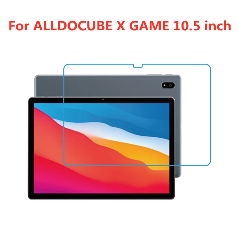 แท็บเล็ตกระจกนิรภัยคลุมทั้งหมดฟิล์มกันรอยหน้าจอสําหรับ ALLDOCUBE X GAME 10.5 นิ้ว