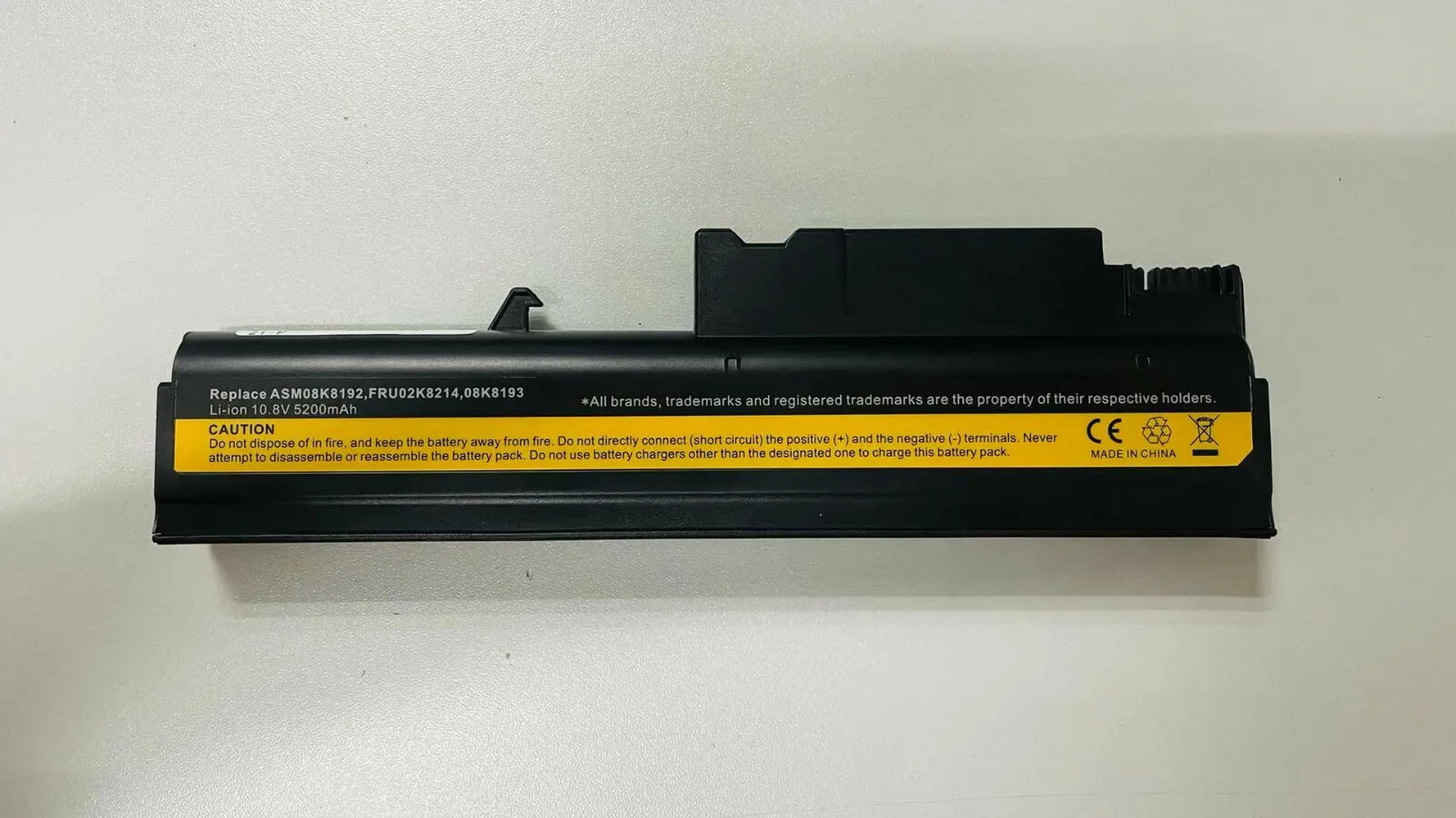 Battery for IBM ThinkPad R50 R51 R51e T41 R52 T40 T43P 08K8192 92P1069 92P1074