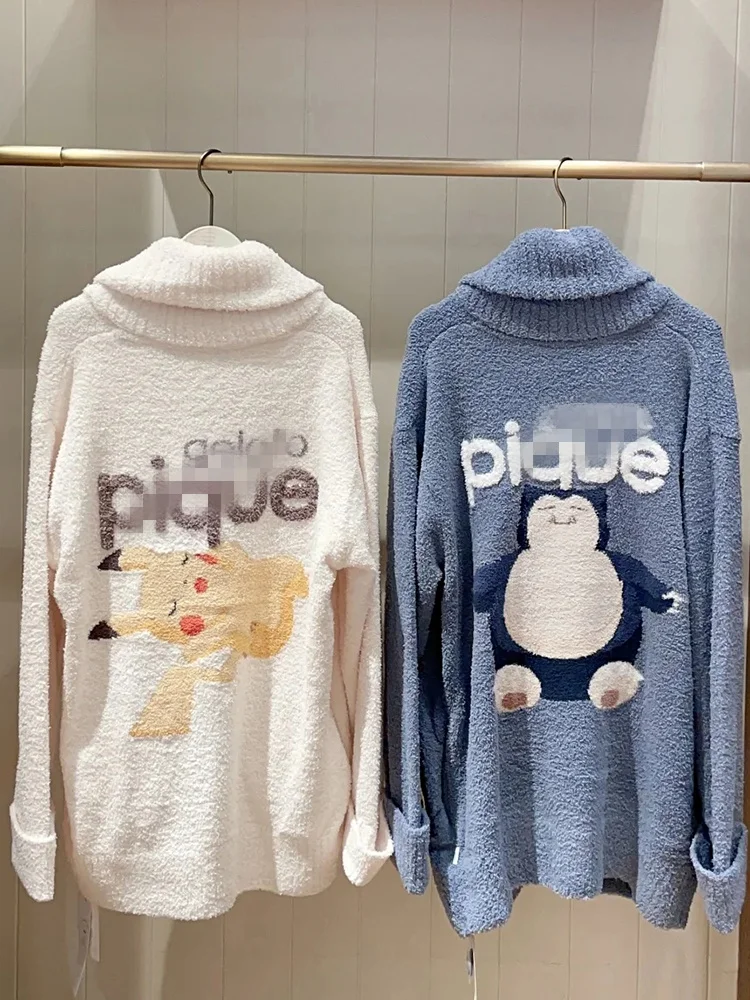 

Warmth And Sle Couple's Home Clothes Set LA PEACH Long Sve Flannel Pajamas Soft Cozy Collar Spring Autumn Casual Home