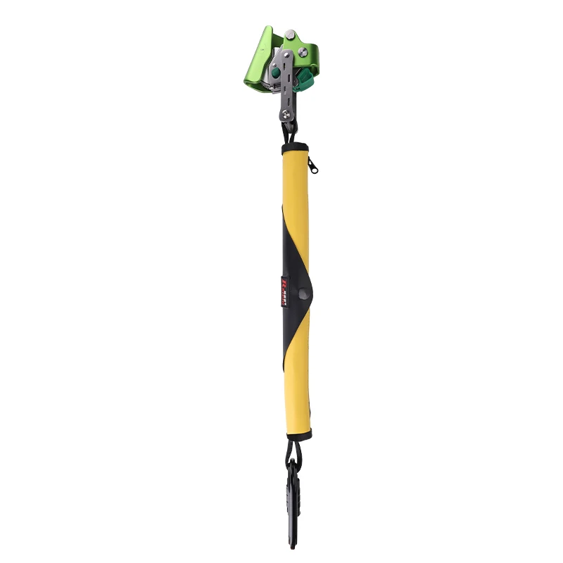 Two-way automatic tracking anti-fall device for outdoor climbing, high-altitude work, quick drop anti-fall equipment