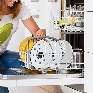 1300 W Mehrzweck-Küchenmaschine, 3,5 l Kneten, 1,5 l Mixer, Zitruspresse, 11 professionelles Zubehör, Mahlen/Herkleinern/Schneiden – Detail 6
