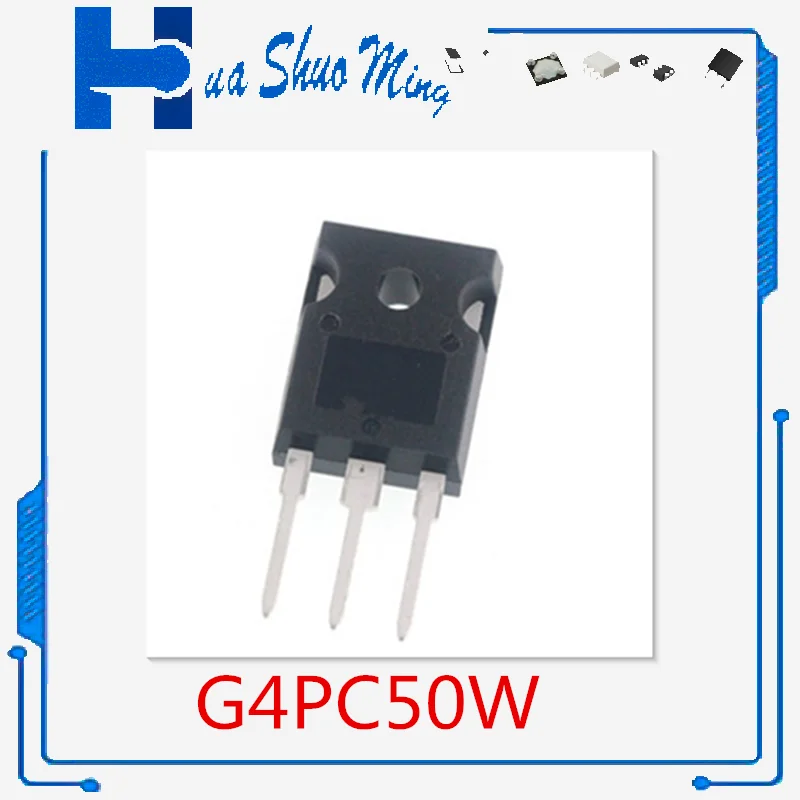 10Pcs/Lot  IRG4PC50W IRG4PC50WPBF G4PC50W TO247 KTLP3506 3506 DIP7