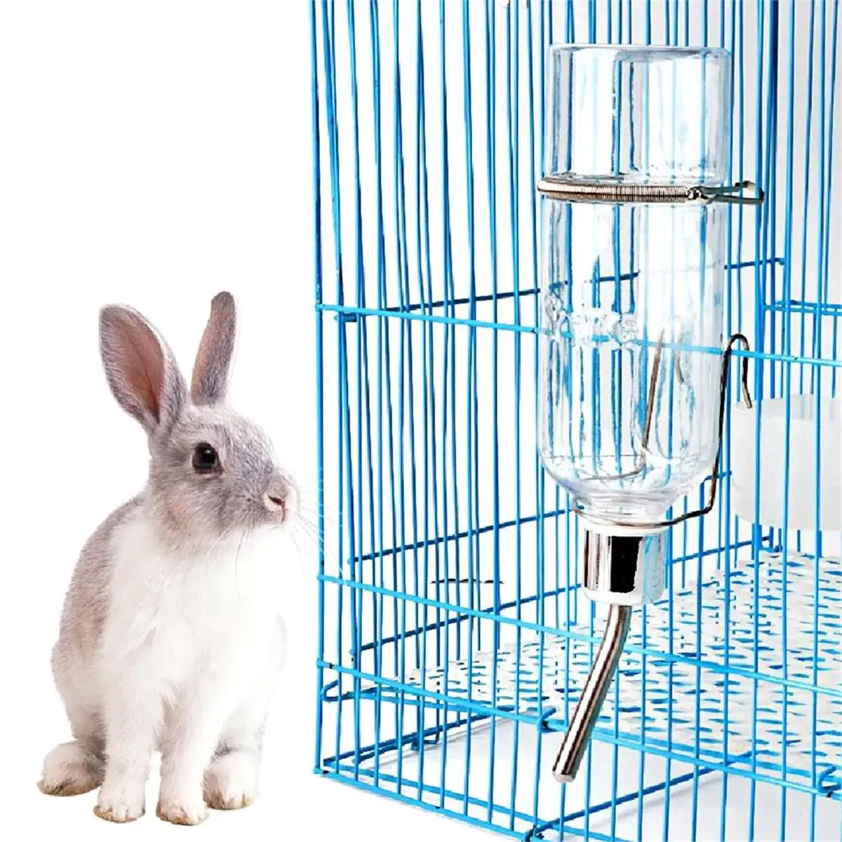 Utility Design 750ML Plastic Rabbits Drinking Bottle Hamster Cage Water Bottle Dispenser for Bunny Guinea Pig Squirrel Small Pet