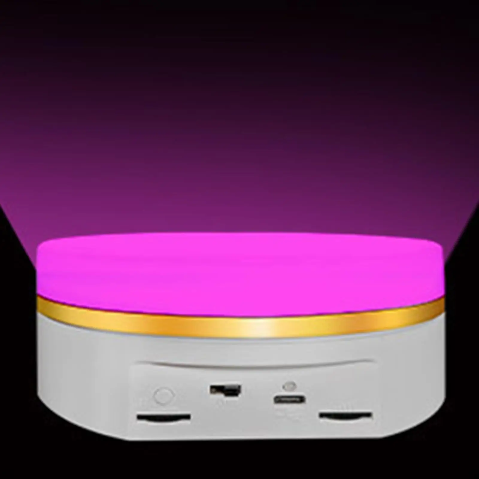 حامل عرض دوار بمحرك مع ضوء متعدد الوظائف وسرعة قابلة للتعديل