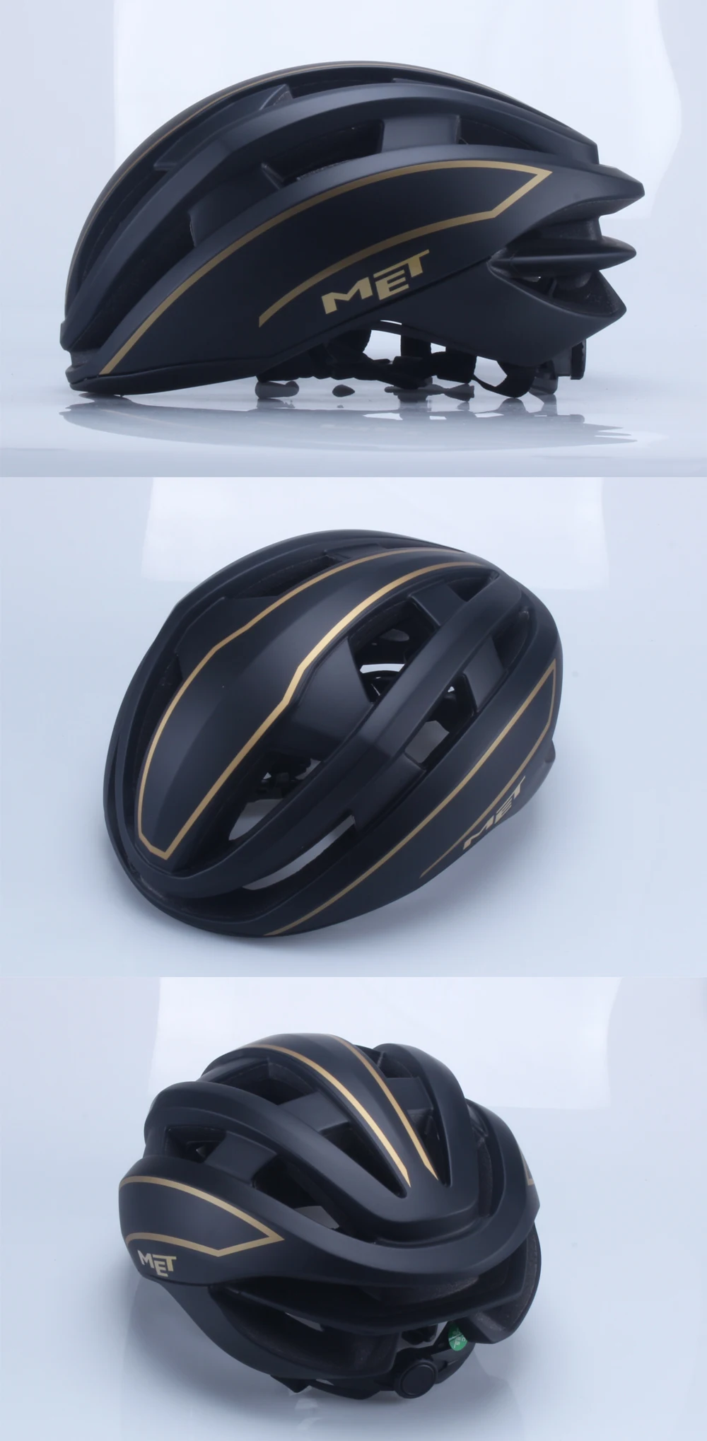 MET Rennradhelm, Sportlicher Ultraleichter Aero-Schutzhelm, Fahrradhelm für Herren und Damen, MTB-Fahrradhelm – Detail 9
