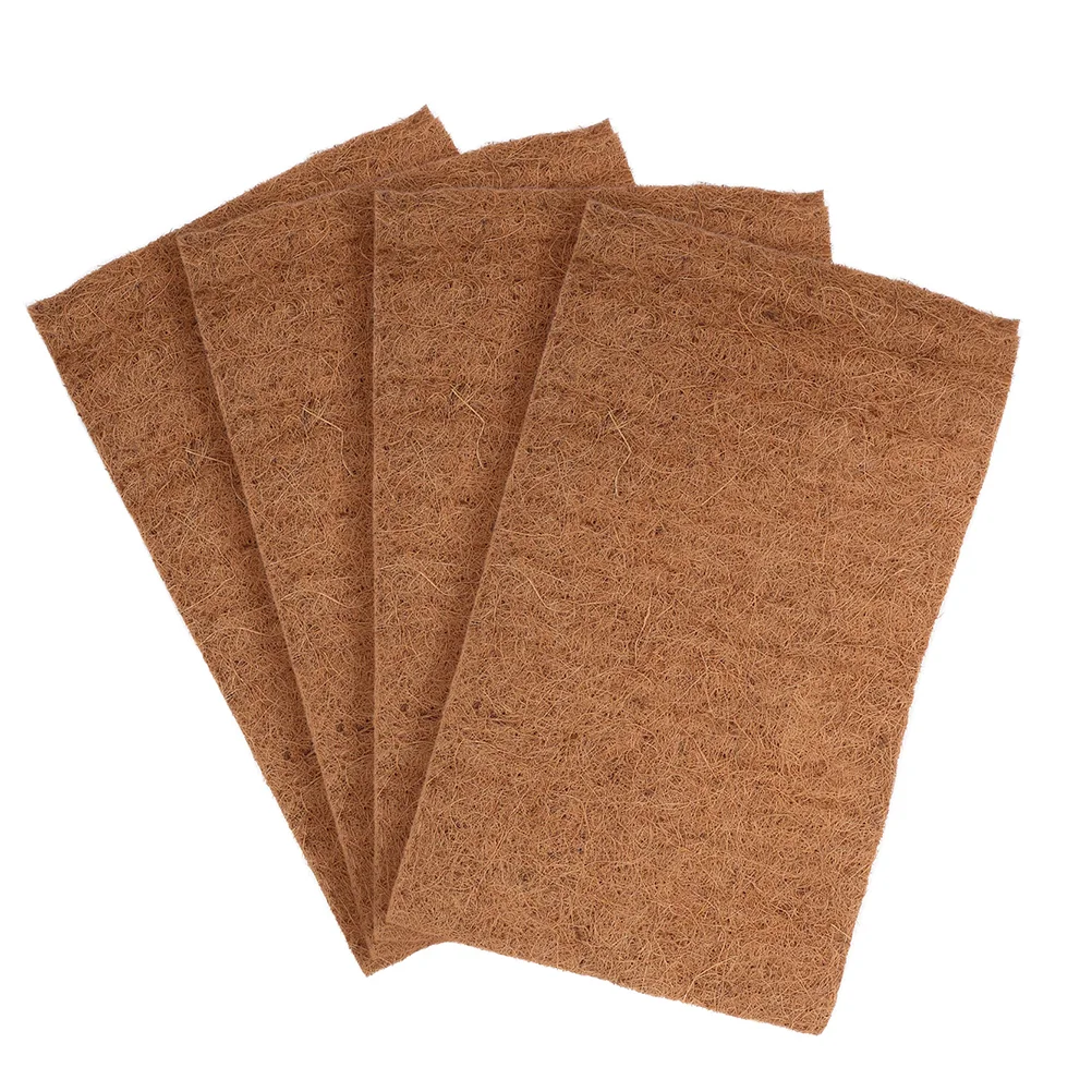 

4 Pcs Chicken Coop Nest Mat Nesting Pad Coconut Fiber Laying Pads for Liner Raised Garden Bed