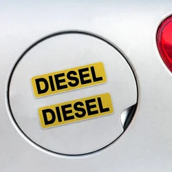 2 X Reminder Diesel Fuel Only Car Stickers Funny Vinyl Decal for Auto Motorcycle Home Wall Outdoor 7 Years Last No Fade