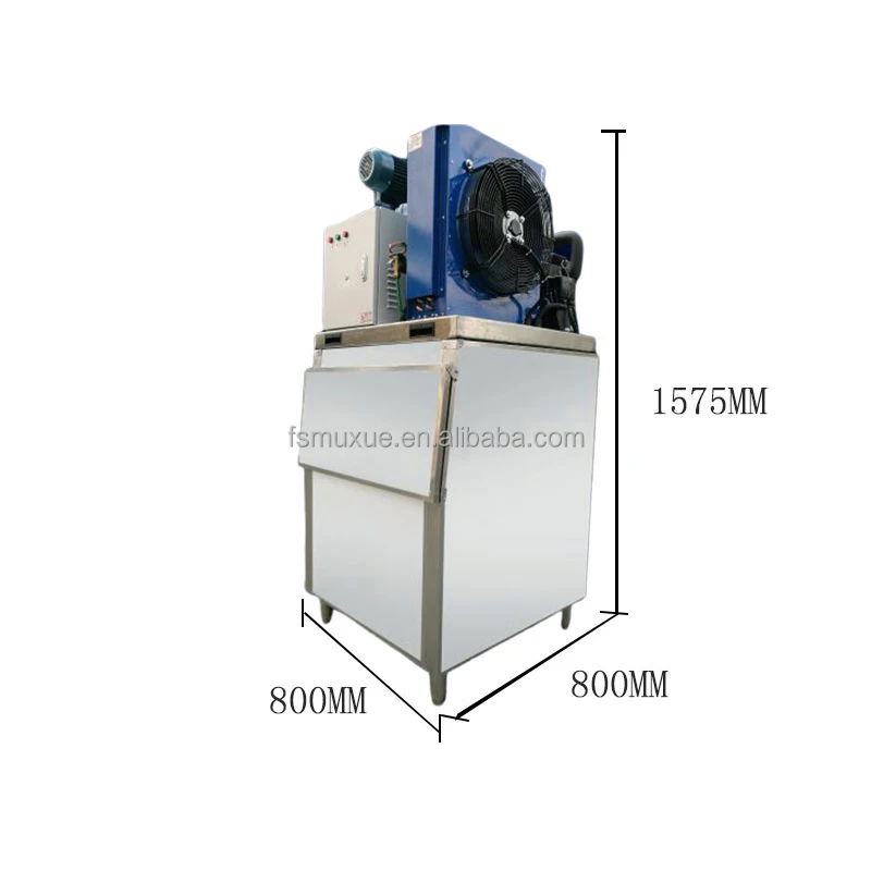 MUXUE Commercial Flake Ice Maker machine 200KG per day Ice Maker Machine For Fishery Cooling MX-PBJ200F