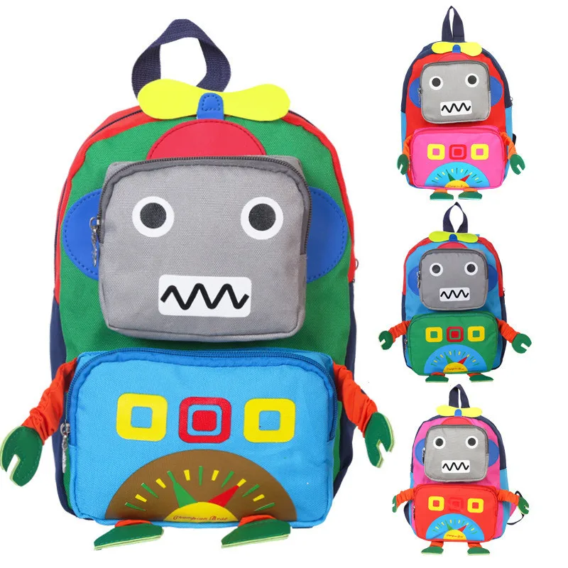 kids bags Cartoon robot Children\'s Backpack mochila infantil orthopedic backpacks school bag children school bags Plecak Rugzak