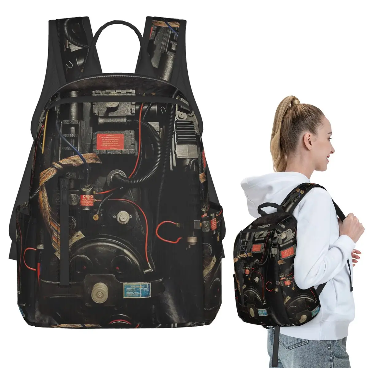 Ghostbusters Proton Pack Backpack Student BookBag Children School Bag Computer Shoulder Bags Boys Girls