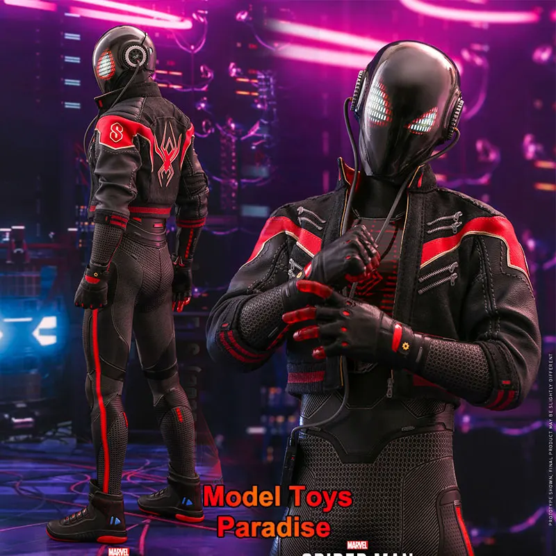 

HOTTOYS VGM49 1/6 Коллекционные игрушки Майлз Моралес Ultimate Человек-паук Супергерой Солдат 12 дюймов Полный набор Фигурка Модель Подарки