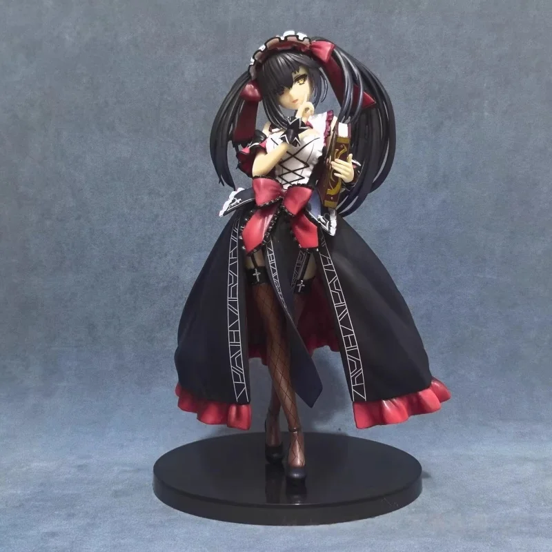 In Stock 26cm Pvc Date A Live Anime Figures Tokisaki Kurumi Figure Nightmare Kurumi Figurine Collection Desk Statue Toys Gifts