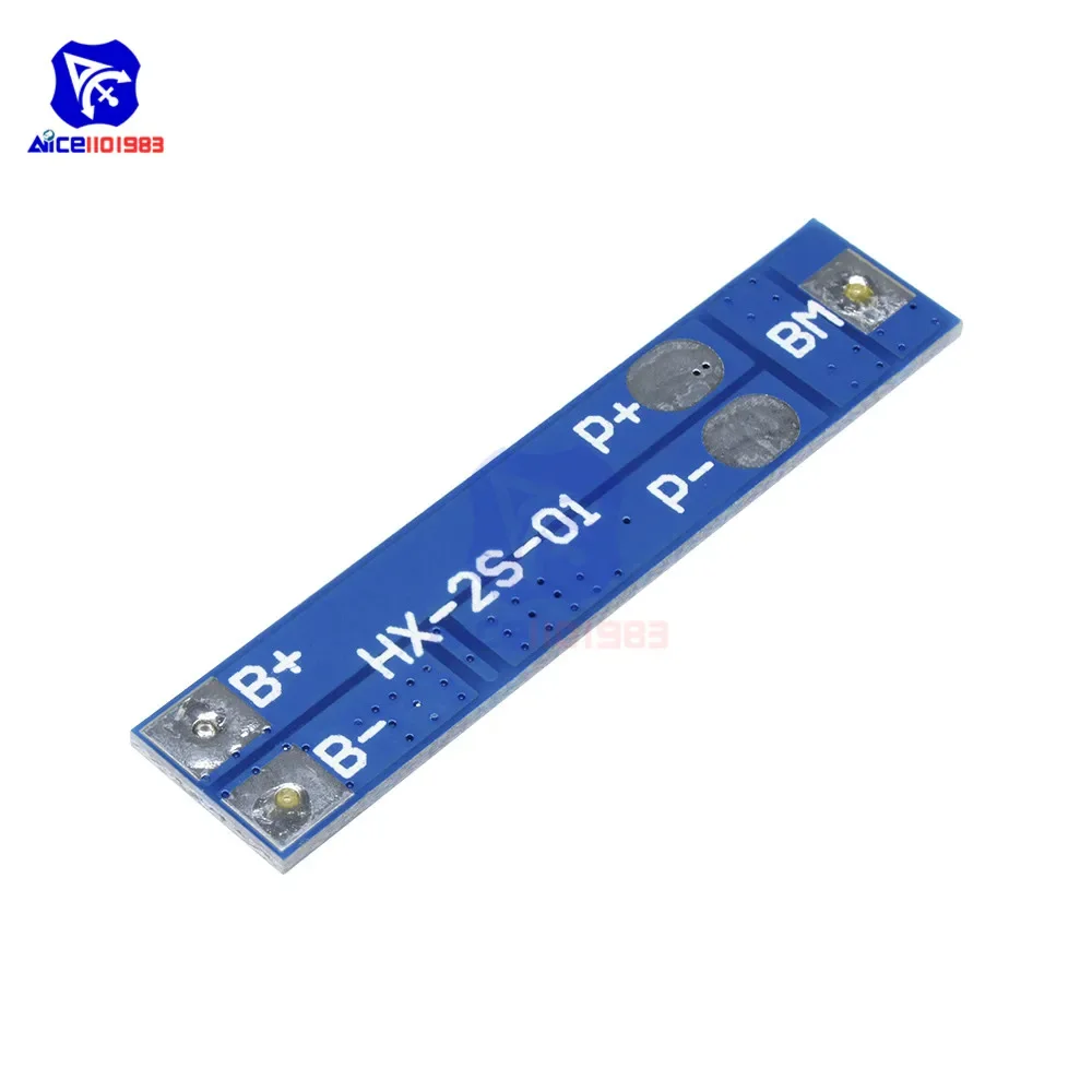 diymore 2PCS/Lot 2S 5A 18650 Li-ion Battery Protection Module BMS PCM Cell Pack Board Short Circuit Over Current Protection