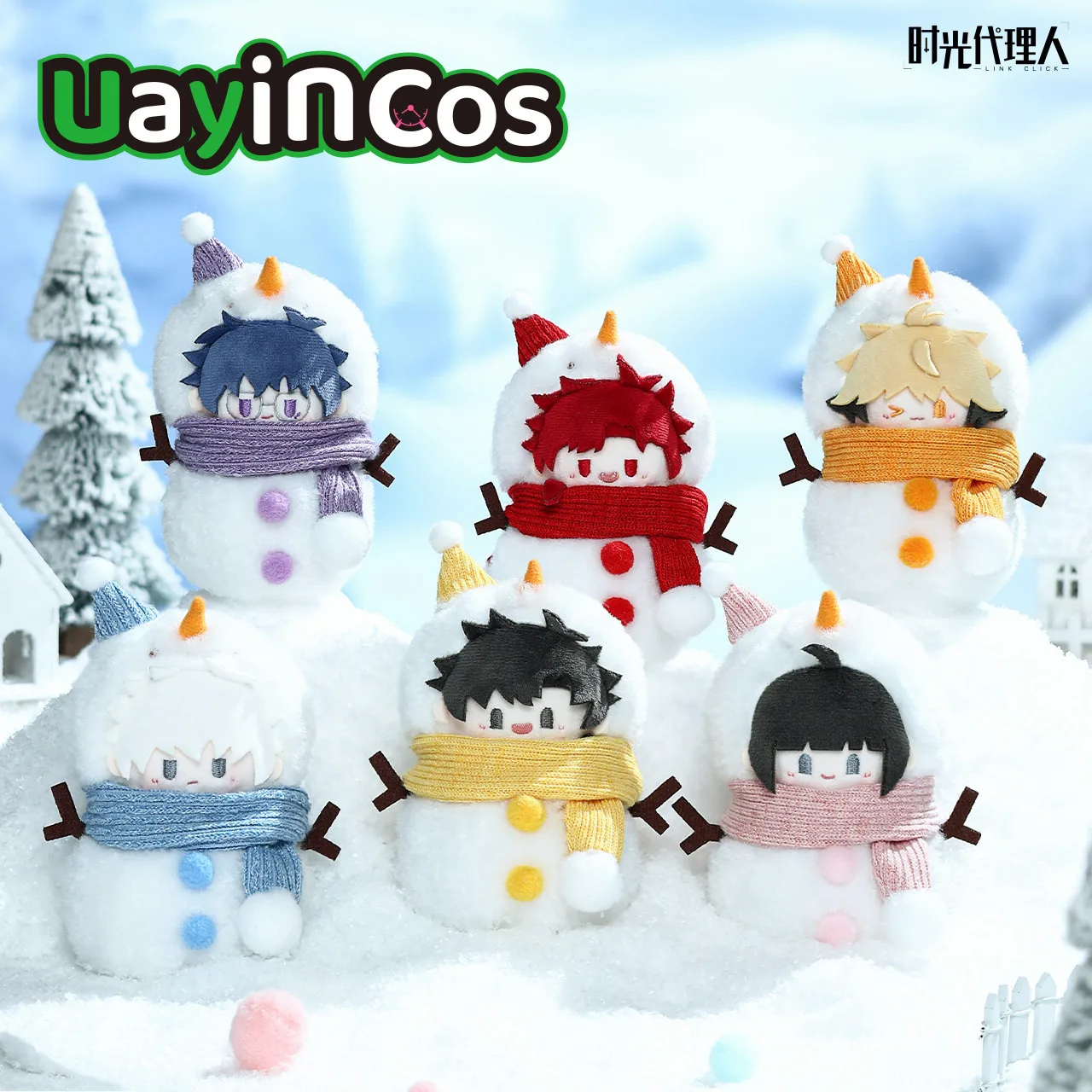 

Original LINK CLICK Cheng Xiaoshi Lu Guang Vein Liu Xiao Snow Doll Keychain Badge Acrylic Ornaments Fridge Magnet Anime To