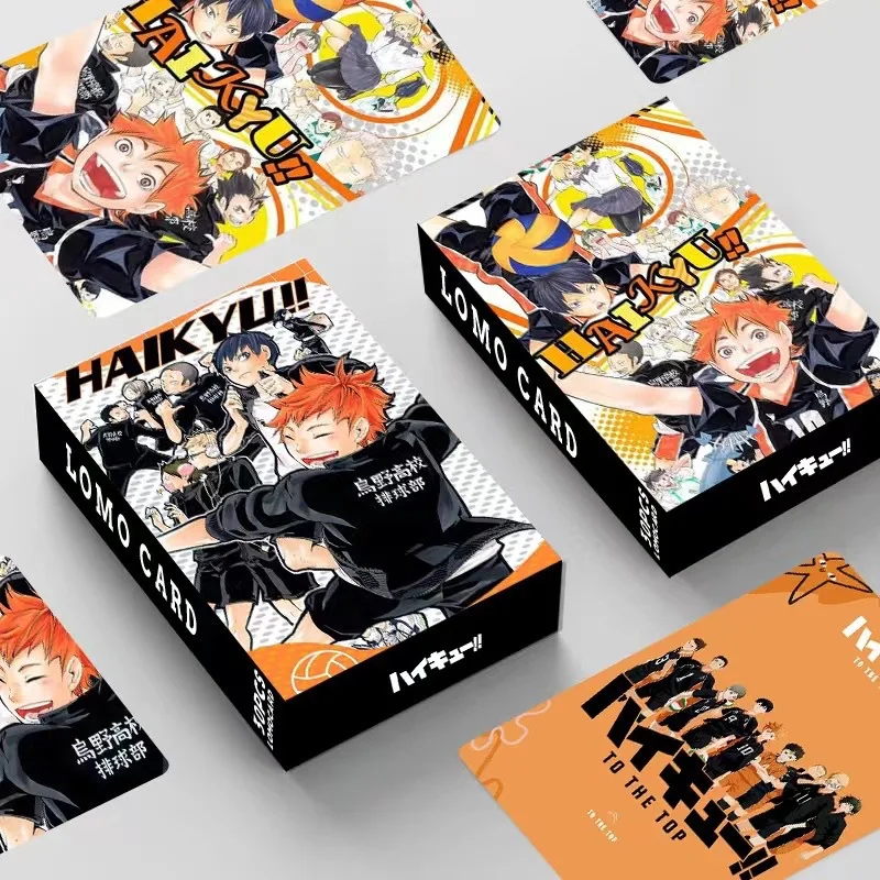 Haikyuu Cards Set Anime Figures Card Hinata Kenma Shoyo Photo Lomo Card Collection Photocard for Fans Collectable Toy Merch Gift