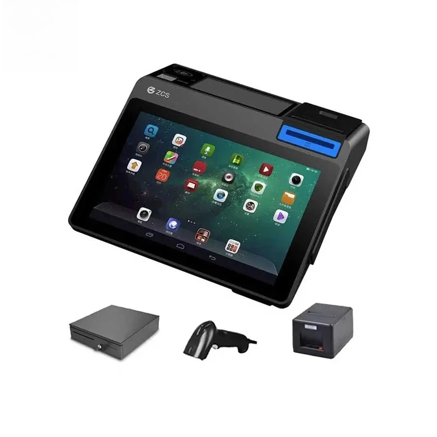 Z100 ODM Touch Screen Pos Equipment 10.1 Inch Android Tablet Biometric Device Machine for Restaurant Pos System