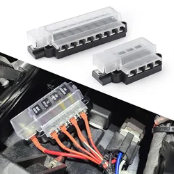 12V 24V Fuse Holder Accessory 4/8 Way Car Truck Circuit Fuse Box Circuit Breaker Blade Fuses Circuit Standard ATO Bus Bar Block