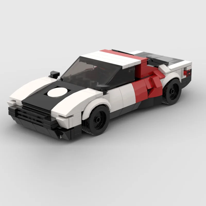 City Car Model MOC Building Bricks GTS High-Performance Racing Car Modular Technology Children Holiday Gifts Assemble Toys Suit