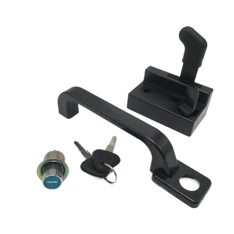 

Замок дверной в сборе для водителя Vol-vo 55, центральный замок, дверная ручка, аксессуары для экскаватора