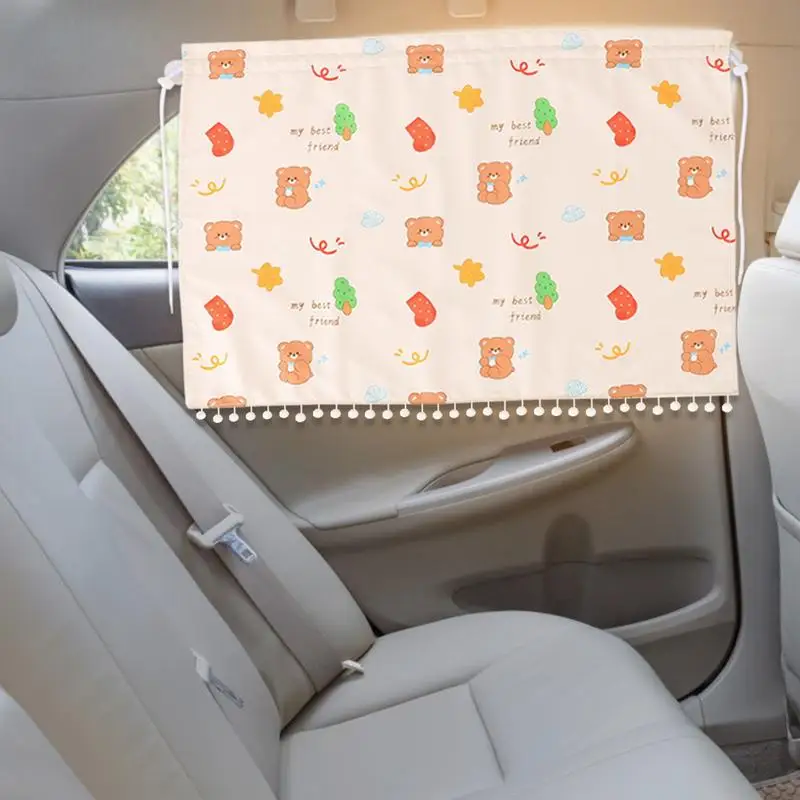 Car Privacy Shades For Sleeping Anti-UV Auto Sun Shade With Suction Cup Car Heat Insulation Sunshade Sun Protection Side Window