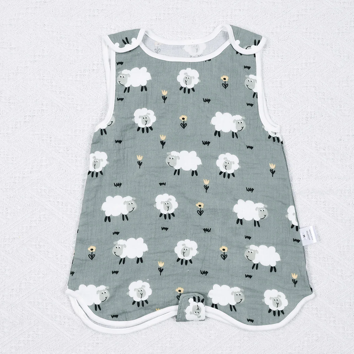 Kangobaby #My Soft Life# New Breathable Sleeveless Baby Muslin Cotton Sleeping Bag Super Comfortable Infant Vest Clothes