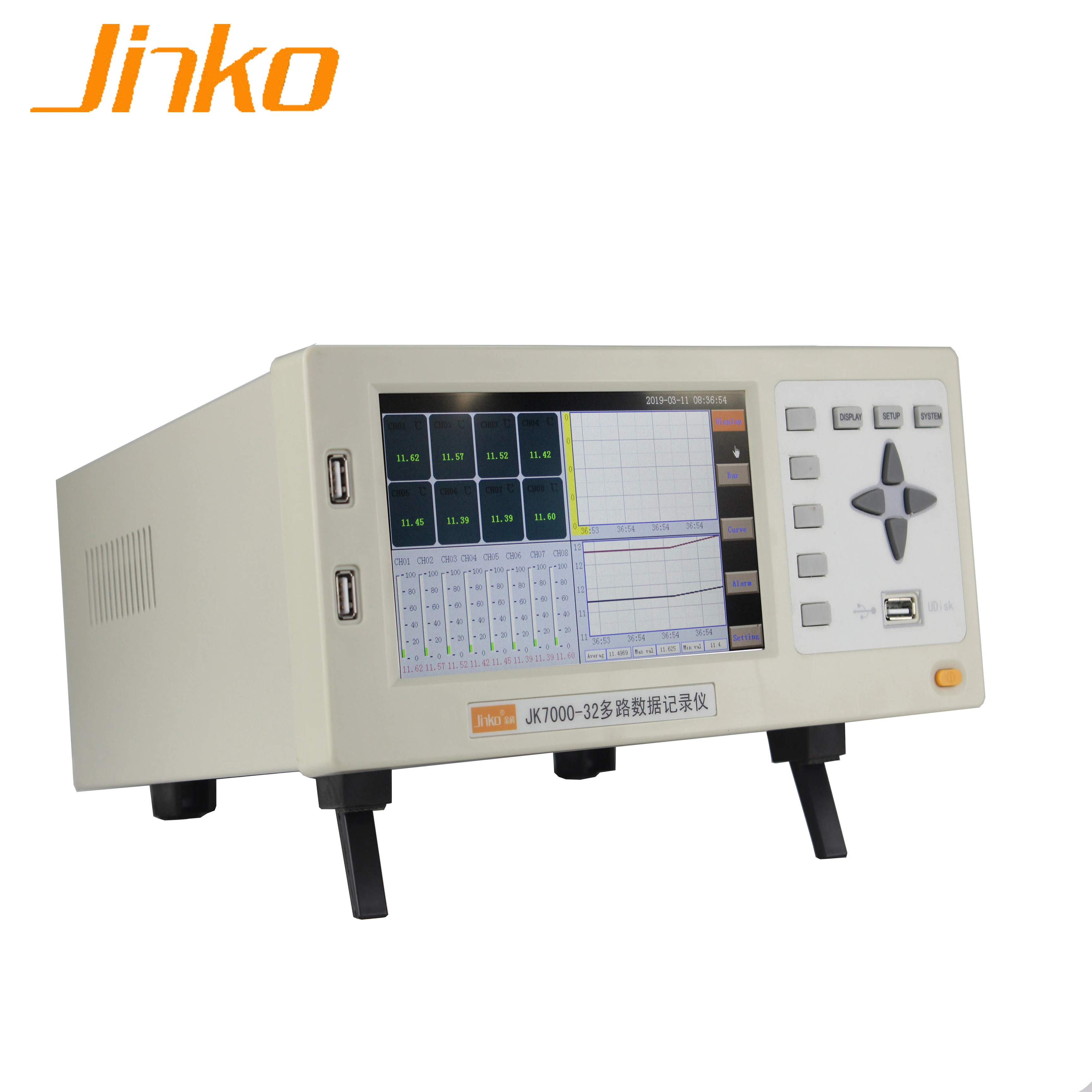 

JINKO JK7000-24 High Precision Data Acquisition Multichannel 24 Temperature Thermometers Temperature Data Scanner