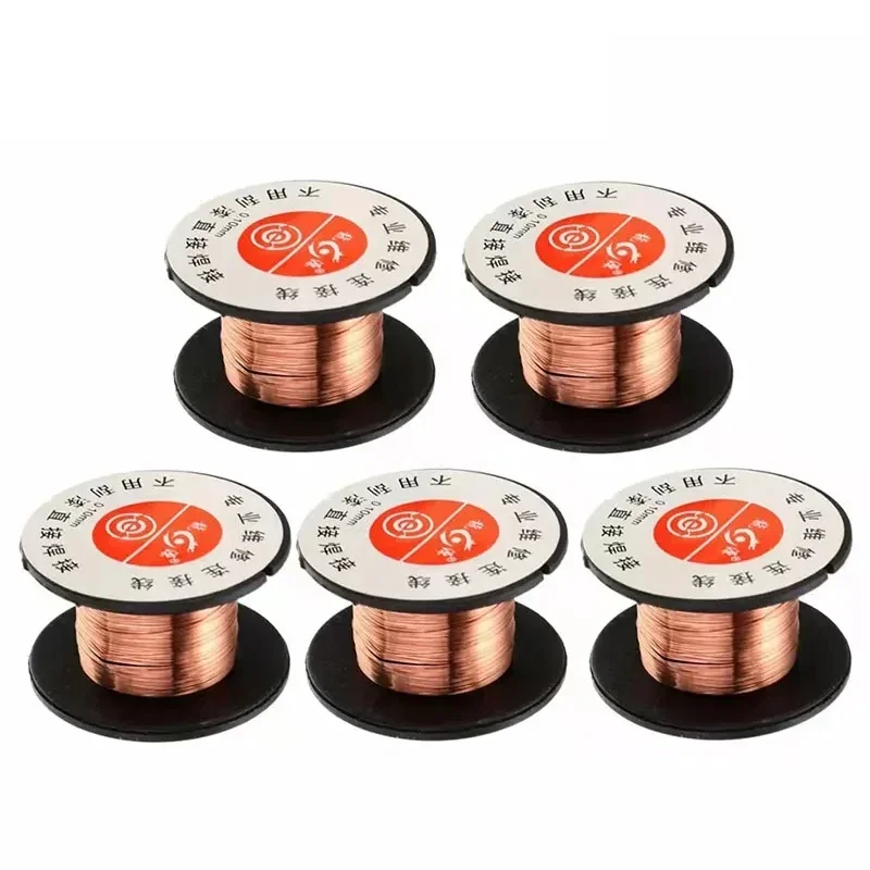 0.1mm 5pcs Soldering Wire PCB Link Jumper Wire Maintenance Jump Line for Mobile Phone Computer PCB Welding Repair Tools