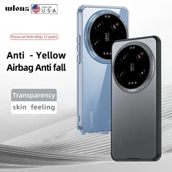 coque For Xiaomi Mi 15 Ultra Case Crystal Clear Hard PC Shockproof Camera Protection Transparent Cover