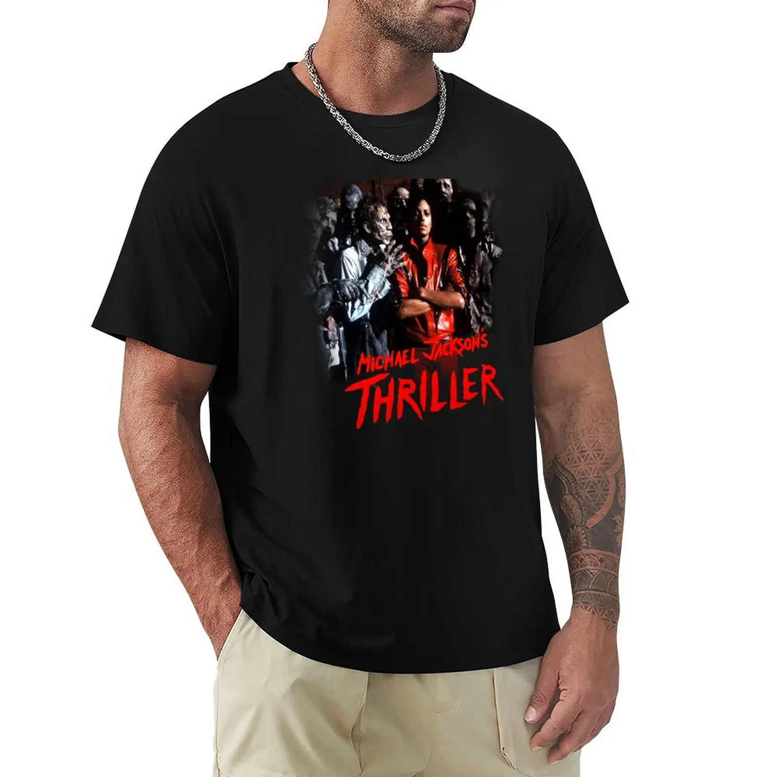 

Michaelll Jacksonnn Thriller The New 64 for Boys Women Vintage Classic Tee Trending Unisex Girls Music Band T-Shirt
