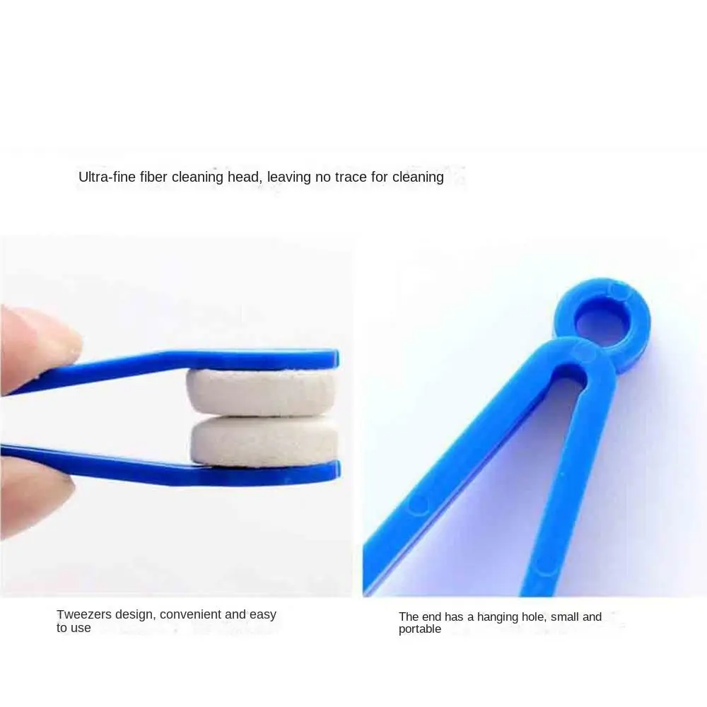 両面メガネクリーニングラブミニポータブルメガネブラシ眼鏡拭きツール極細繊維マイクロファイバークリーナーブラシ