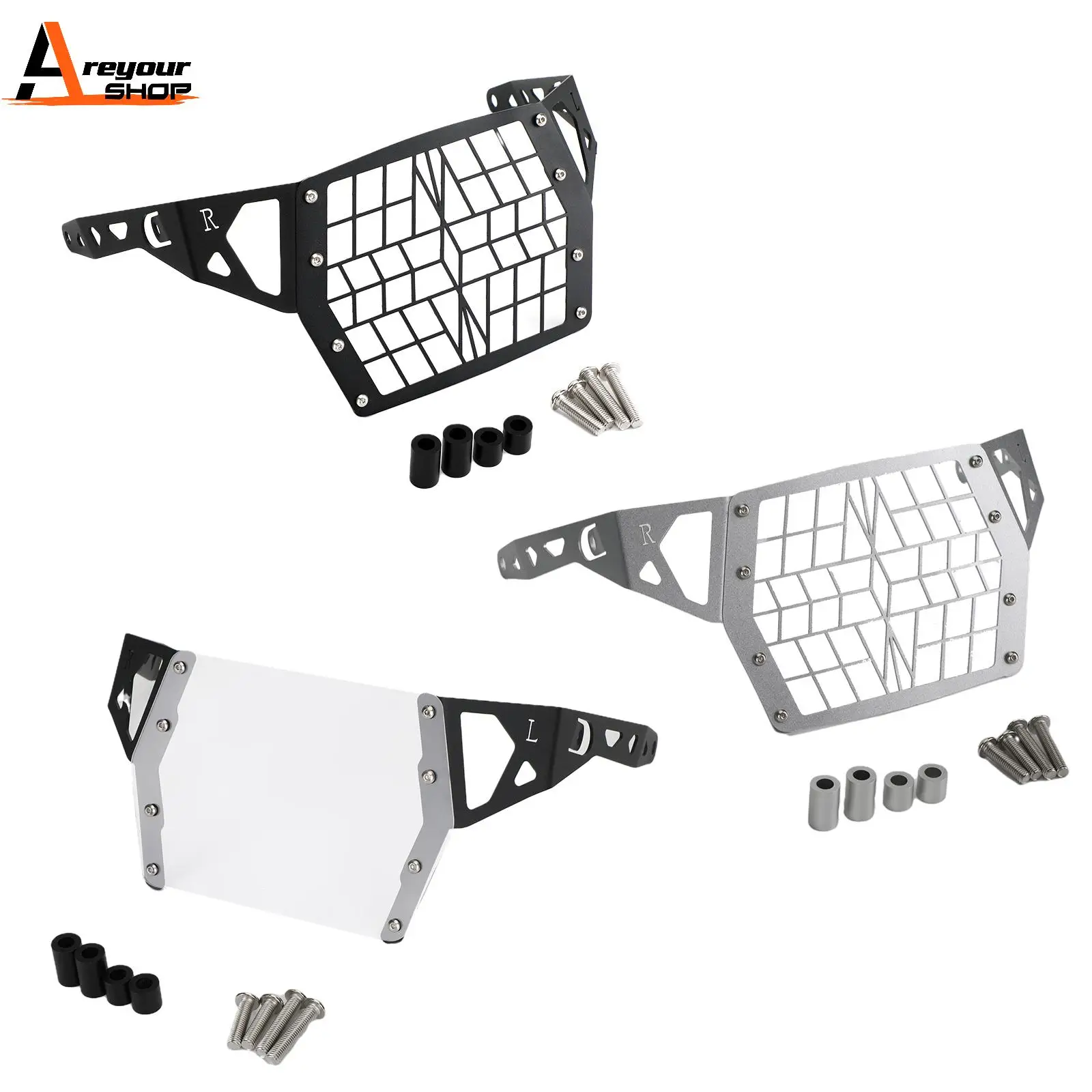 Areyourshop Front Headlight Grille Guard Cover Protector Fit For Suzuki Dl1050 Xt A 2019 2020 2021 Motorcycle Parts