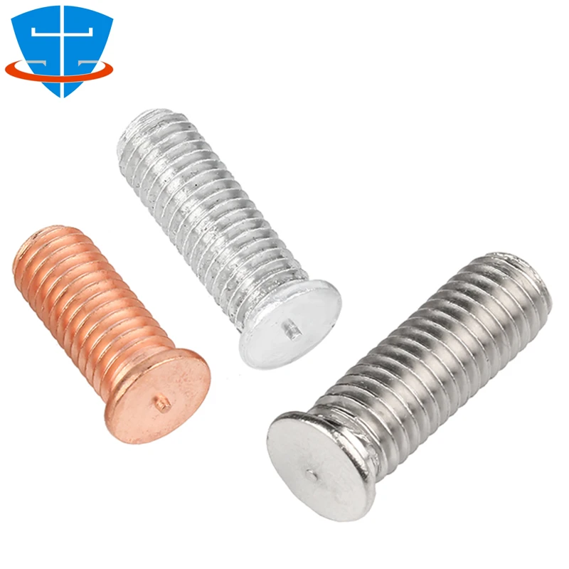 100PCS Spot Welding Screw M3 M4 M5 M6 M8 M10 Aluminum Copper Stainless Steel Solder Point Bolt Weld Stud For Capacitor Discharge