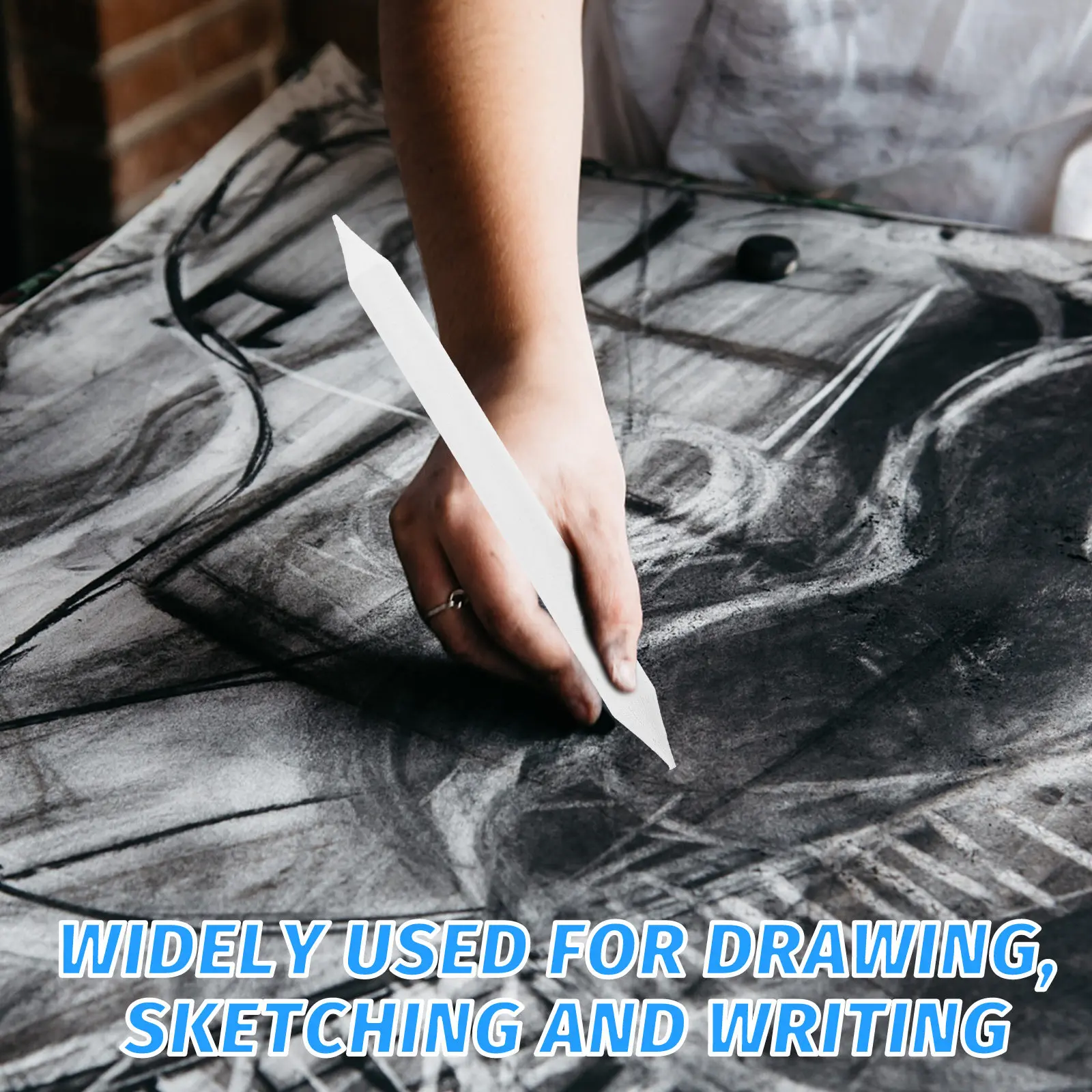 12Pcs Blending Stumps Sketch Tool Kit Professional Paper Drawing Tools for Artists Students Smudge Erase Art Blenders Drawing