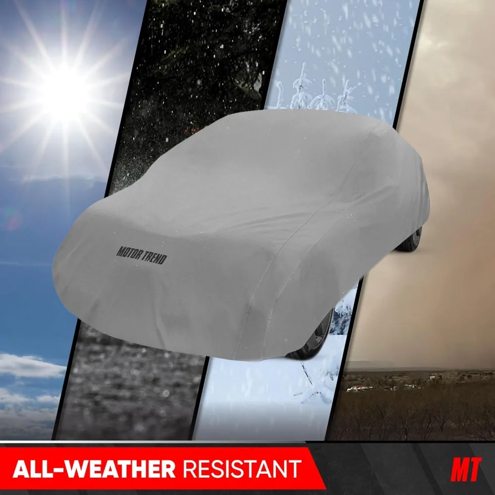 Custom Fit Car Cover for Ford Mustang 1965-2004, All-Weather Waterproof UV Resistant Protection for Outdoor & Indoor Use