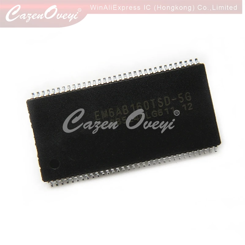 （5pcs）EM6AB160TSD-5G EM6AB160TSD HY5DU121622CTP-D43 HY5DU121622CTP HY5DU121622 W9425G6JH-5 W9425G6JH TSOP-66