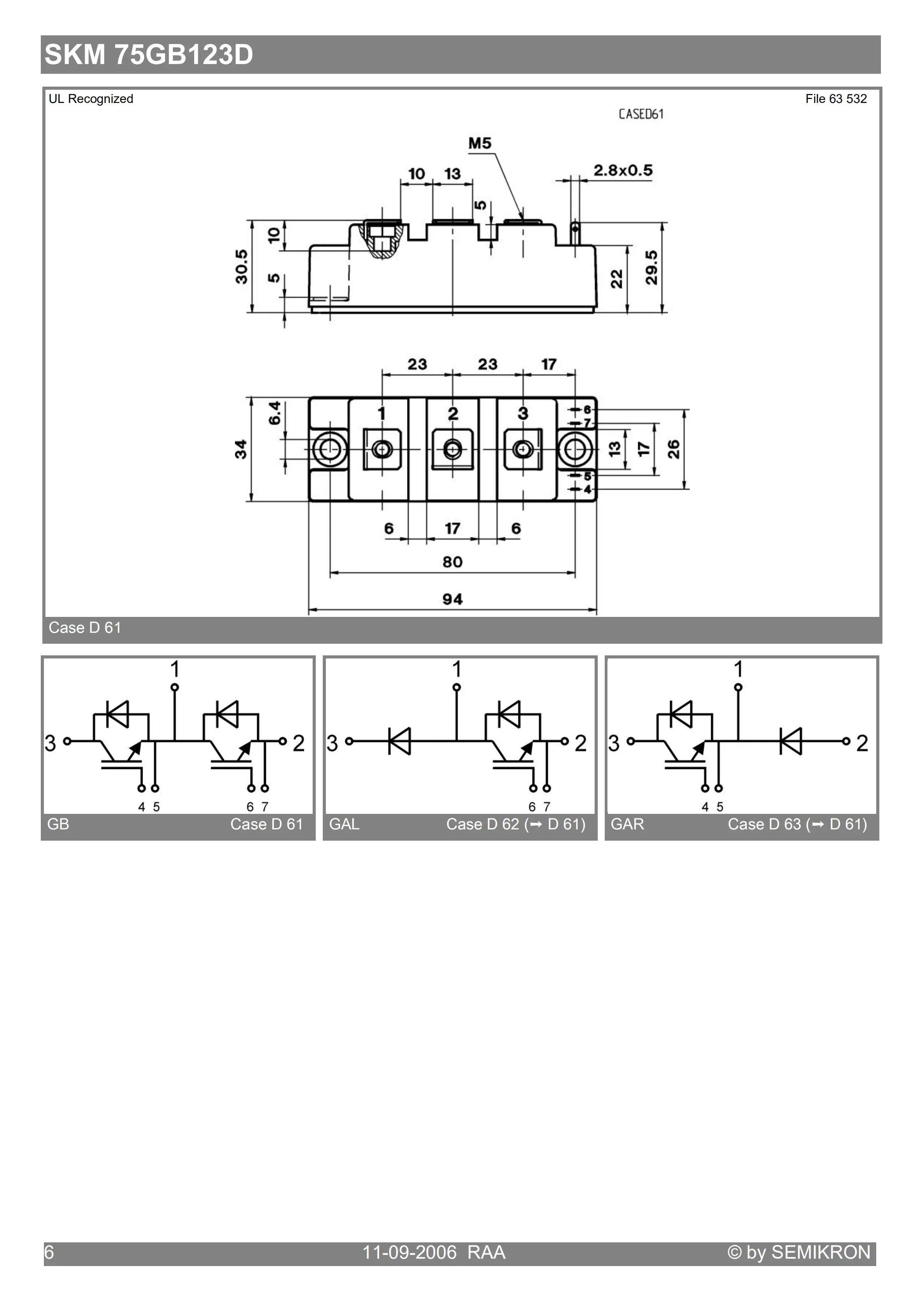 SKM75GAL123D 무료 배송 신규 및 기존 모듈