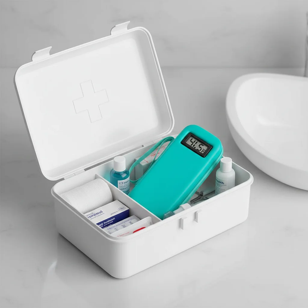with Thermometer Display Insulin Cooler Travel Case Waterproof Thermal Insulated Refrigerated Medicine Organizer Bag