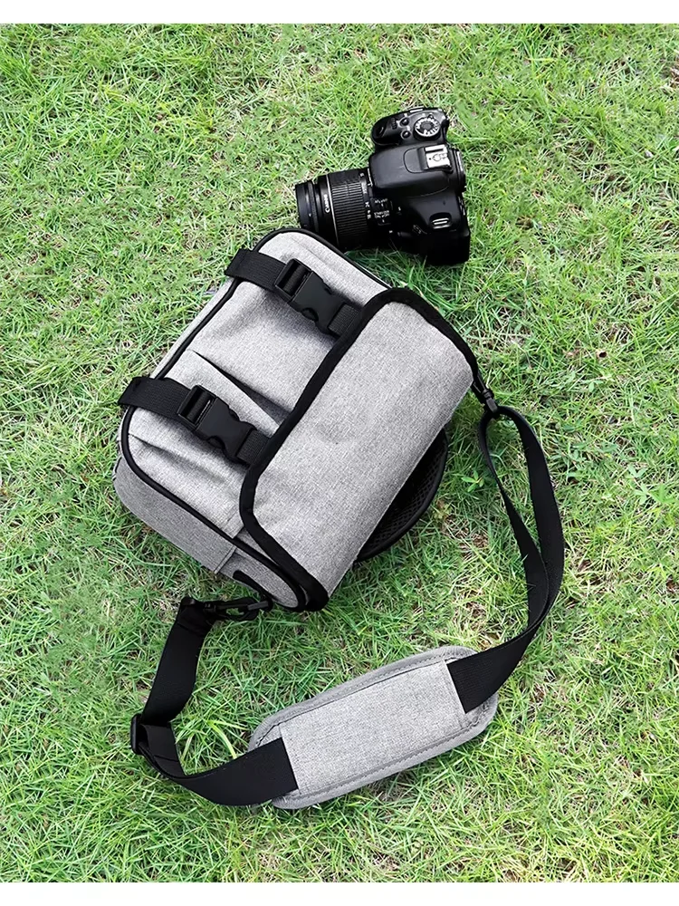 DSLR Camera Bag Mirrorless Camera Case Shoulder Strap Pouch EOS for  XS10 XT100 CCD Canon 600D 700D M6  D7500 Protective Cover