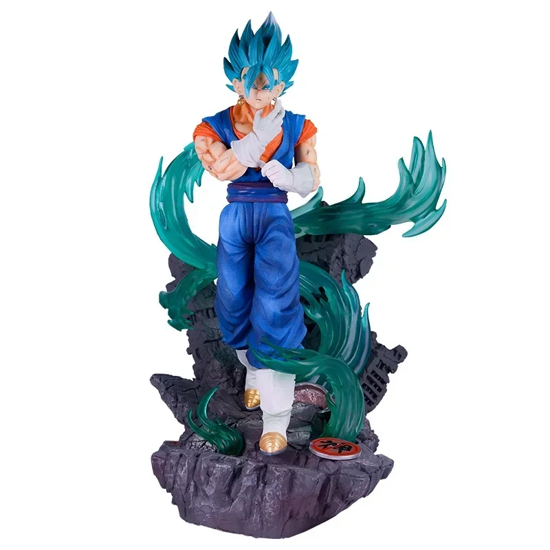 

Dragon Ball Super Figure 38cm Vegeto Blue Gk Pvc Figurine Super Saiyan Anime Figures Statue Decoration Collectible Model Toys