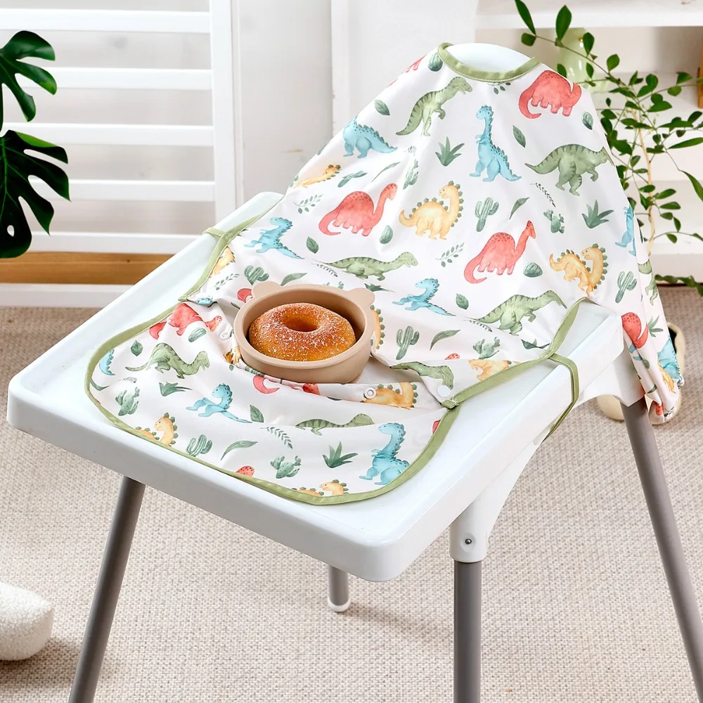 

Дышащий детский нагрудник, водонепроницаемый водонепроницаемый нагрудник с длинными рукавами, регулируемые ремни, съемный комбинезон, можно стирать в машине