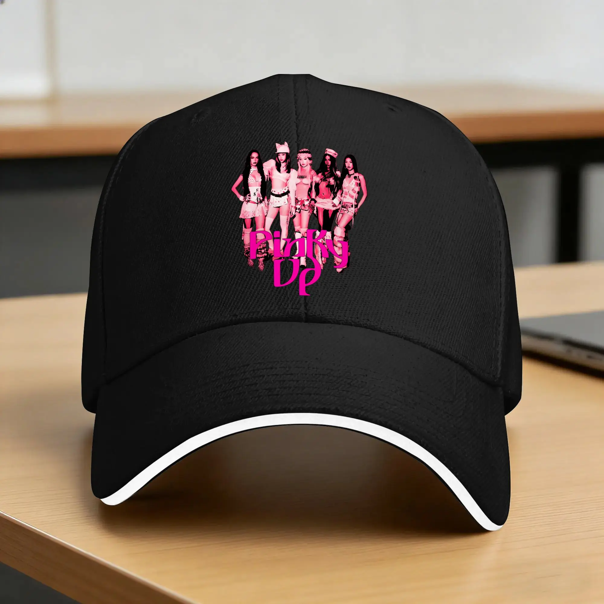 Katseye Pinky Up Baseball Cap  Female Male Design Trucker Hat Spring y2k Cute Tennis Skate High Quality Baseball Caps