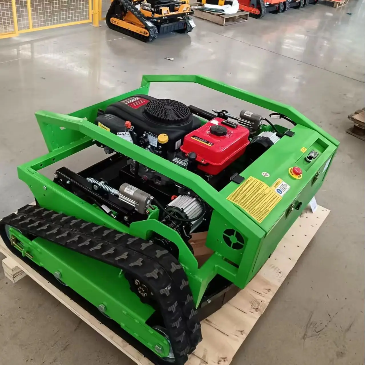 

Remote control lawn mower with 1000mm width, 20-150mm height adjustable, ideal for large lawns and gardens, customizable