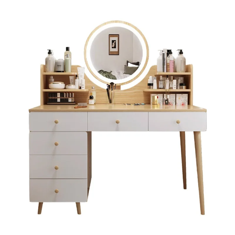 

Modern, light luxury, multi-functional, dressing table, Nordic style, home, bedroom, small apartment