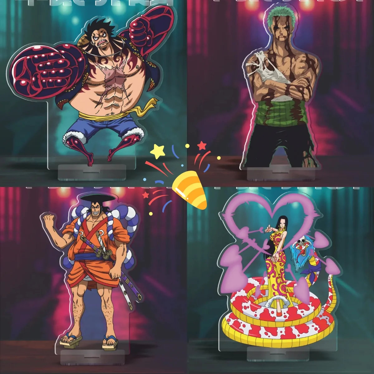 

Acrylic Standing Plates for One Piece Roronoa Zoro Boa Hancock Monkey D Luffy 15Cm Anime Peripheral Acrylic Standee Toy Gift