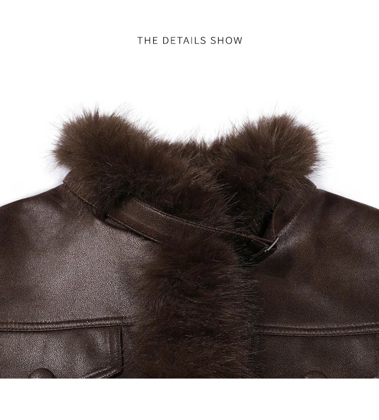 LOUIS YAO Women's Down Coats 2026 Winter Jackets Light Luxury Style Patchwork Fur Collar Thickened Warmth Duck Down Jacket