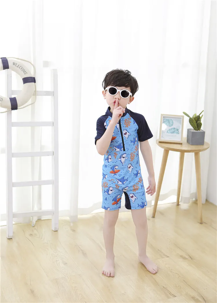Traje de baño de dibujos animados para niños de 3 a 12 años, traje de baño de una pieza para niños y niñas, traje de baño para niños pequeños y bebés, traje de baño para escalar