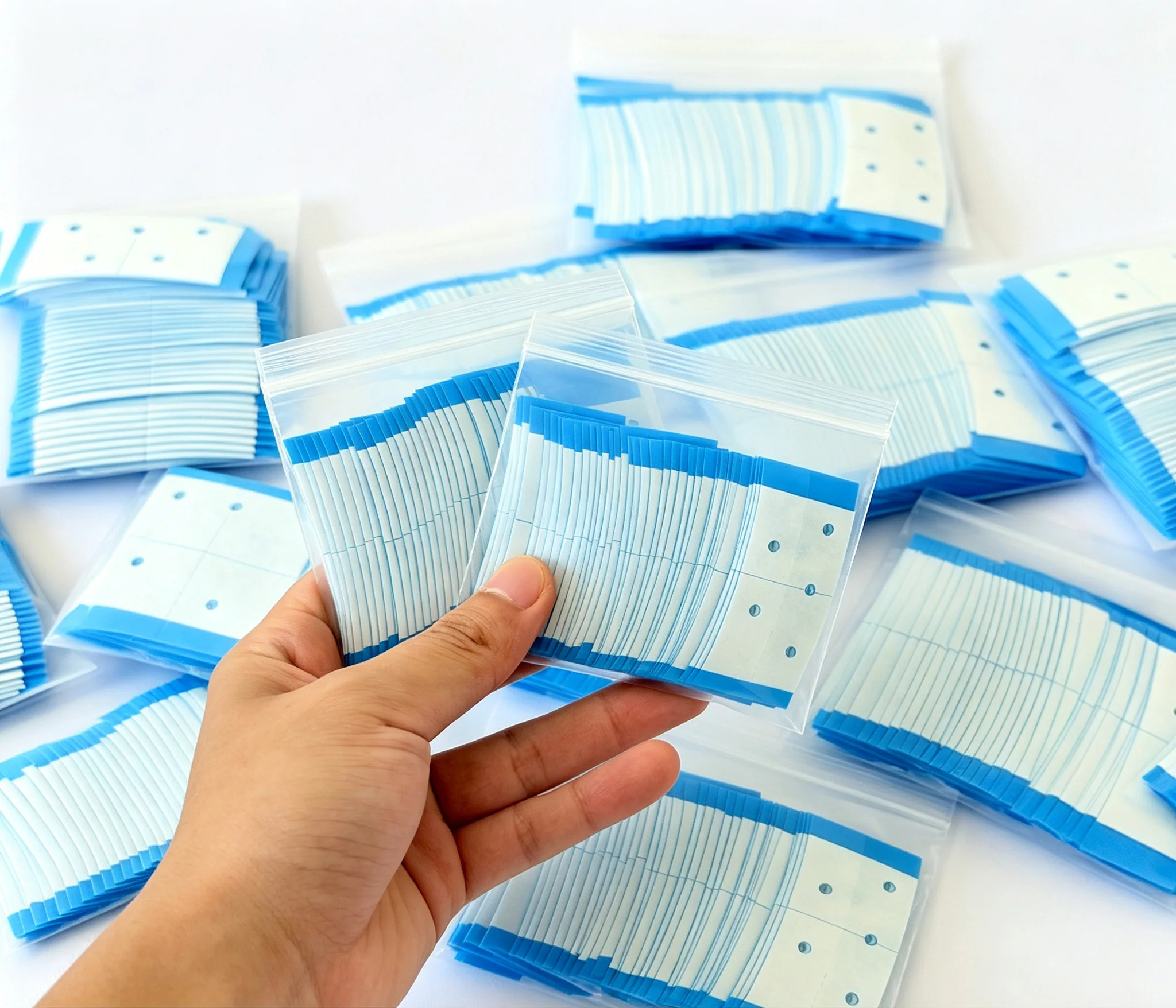 Wholesale 36pcs/72pcs/108pcs Waterproof tape Hair Tape Double Side Adhesive Super Tape For Lace Wig Toupee Replacement