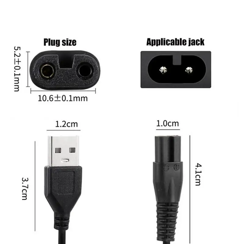 充電器ケーブル,電気シェーバー,スペアチャージャー,アダプター